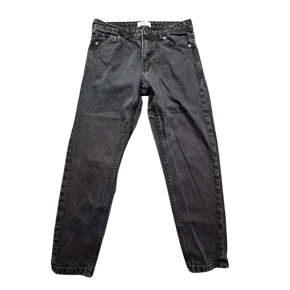Dont Think Twice Jeans Mens 30x32 Black Denim Relaxed Fit Casual Streetwear